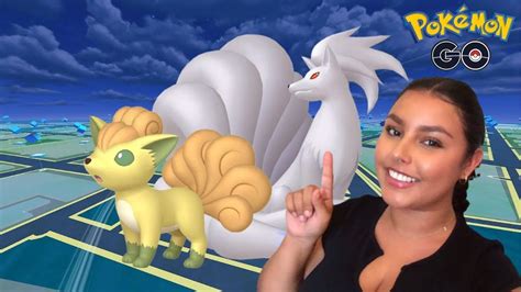 VULPIX SPOTLIGHT HOUR ON POKÉMON GO SHINY HUNDO SHUNDO YouTube