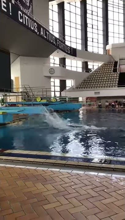 Первенство Москвы по прыжкам в воду 1 метр Елизавета Кансо апрель 2018 ...