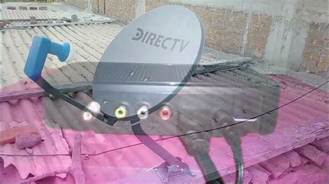 InstalaciÓn De Antena Directv Pre Pago Hd En Televisor Youtube