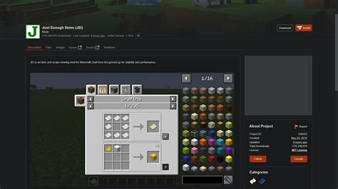 Just Enough Items Mod For Minecraft All You Need To Know