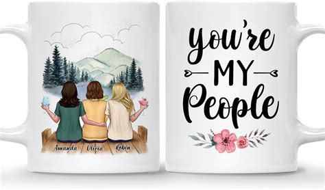 Amazon Gossby Personalized Coffee Mug You Re My People Custom