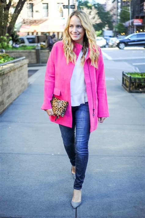 Hot Pink Coat The Stripe
