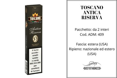 Toscano Antica Riserva Gusto Tabacco