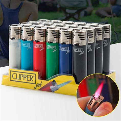 Wholesale Stylish And Cheap Brand Original Nylon Clipper Torch Lighter Straight Flame Gas Butane