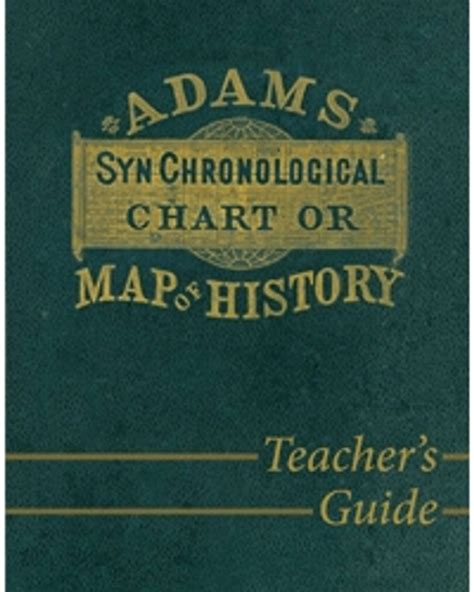 Adams' Chronological Chart Or Map Of History: Teacher's Guide - 4Gospel.com