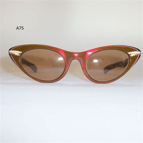 1950 60s Cats Eye Sunglasses With Original Glass Lenses Dead Men S Spex