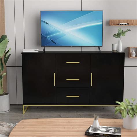 Reviews For FUFU GAGA 47 2 In Wood TV Console Entertainment Center