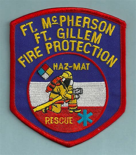 Fort McPherson-Fort Gillem Military Base Georgia Fire Patch