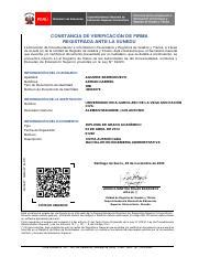 Wcabach Constancia Pdf Constancia De Verificaci N