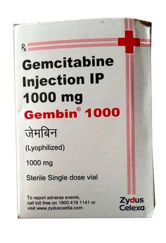 Mg Gemcitabine Injection Ip At Rs Box Gemcite Injection In