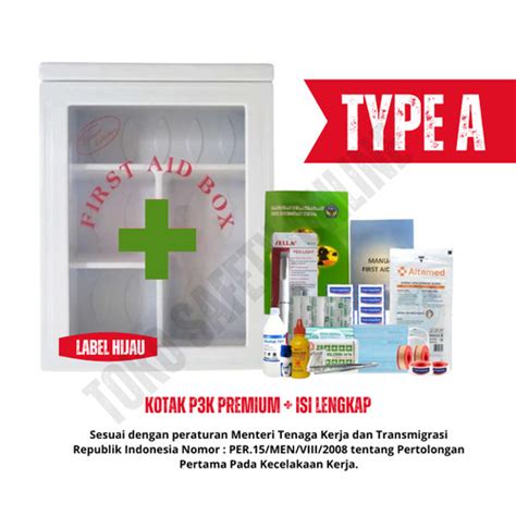 Jual Plastik Box Kit P3k First Aid Kit Kotak P3k Dinding Lengkap Isi