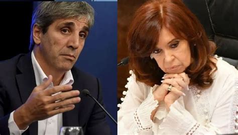 Luis Caputo cruzó a Cristina Kirchner La invito a tener un poco de