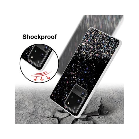 Samsung Galaxy S Ultra Silikondeksel Glitter Svart Elkj P