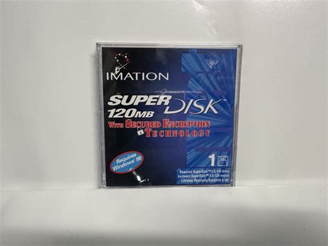 Imation Super Disk 120 Mb Secured Encryption Technologysingle Disk Ls Ebay