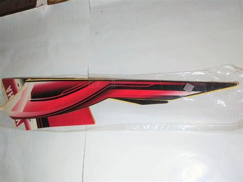 Jual Striping Lis Bodi Stiker Body Nouvo Z Hitam Merah Di Lapak