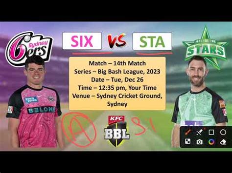 SIX Vs STA Dream11 Team SIX Vs STA BBL Match Prediction SIX Vs STA