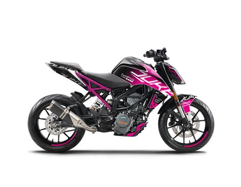 PURPLE DUKE Ktm Duke 125 390 Grafiche Naked Blackline