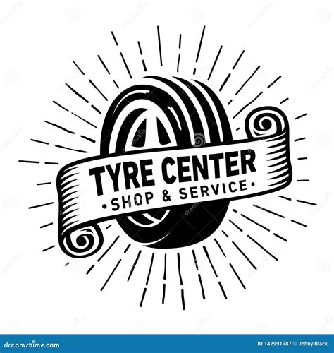 Tyre Center Shop And Service Design Template Tire Center Logo Vector