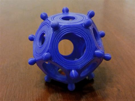 Free 3d File Roman Dodecahedron Foldable Flat Print 👽 ・3d Printable