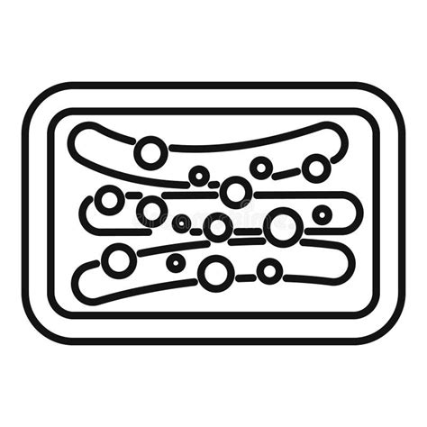 Golgi Apparatus Organelle Delivering Proteins Inside Eukaryotic Cell Icon Stock Vector