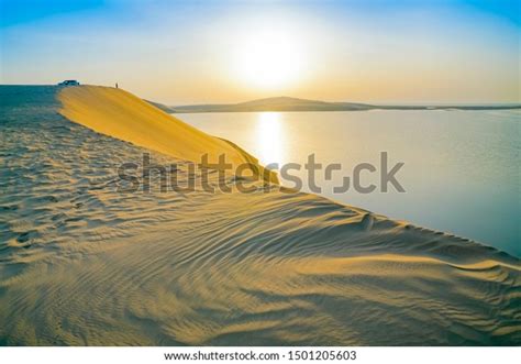 Desert Sunrise Morning Glow Over Dunes Stock Photo (Edit Now) 1501205603