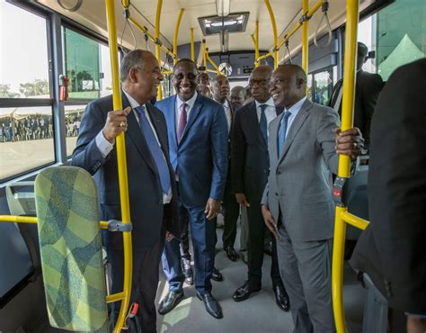 C Te D Ivoire Achi Lance Les Autobus De La Sotra Yamoussoukro