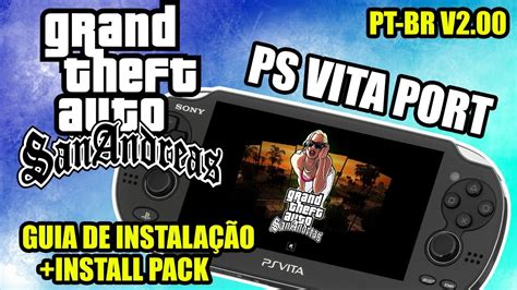 GTA San Andreas no PS VITA em Português GUIA DE INSTALAÇÃO YouTube