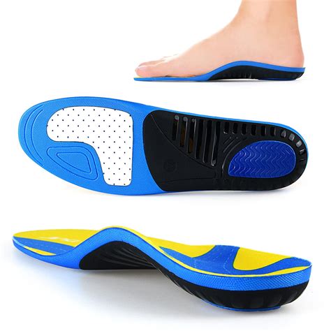 Dacat Orthotic Inserts Arch Support Shoe Insoles For Flat Feet Plantar Fasciitis Relief Insoles