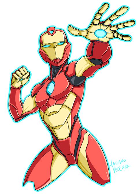 Invincible Ironheart By Lucianovecchio On Deviantart