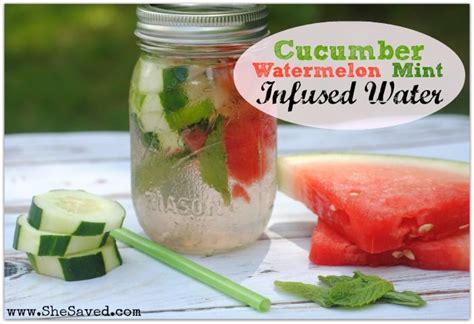 Cucumber Watermelon And Mint Infused Water Recipe