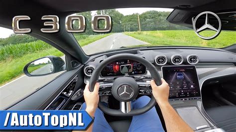 2021 Mercedes Benz C Class C300 AMG Line POV Test Drive By AutoTopNL