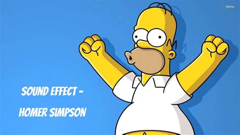 Sound Effect Homer Simpson 3 Youtube