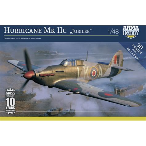 Arma Hobby Hurricane Mk Iic Jubilee Aircraft Model Kit