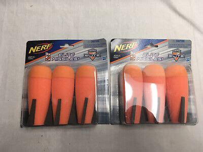 Nerf N Strike Elite Mega Missile Refill Pack Foam Blasters Bullets