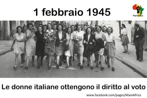 Zenzero 1 Febbraio 1945 Diritto Al Voto Delle Donne Italiane