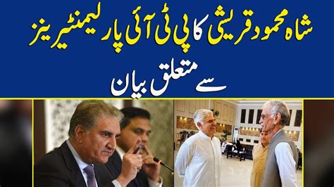 Shah Mehmood Qureshi Ka PTI Parliamentarian Say Mutaluq Bayan Dawn