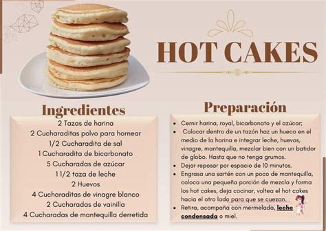 Hot Cakes De Feria Recetas Para Postres Hot Cakes De Feria Receta Hotcakes Receta Recetas