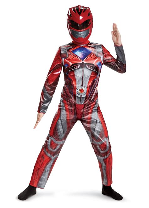 Power Rangers Movie Red Ranger Boys Costume - Superhero Costumes