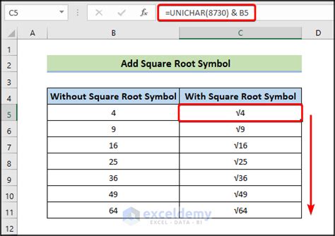 How To Use Sqrt Function In Excel Exceldemy