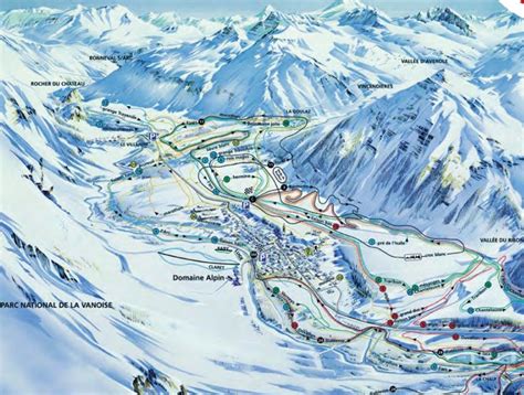 Val Cenis Piste Map | Val Cenis Vanoise Ski Area Map - Mychaletfinder