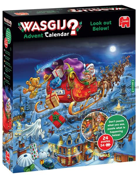 Wasgij Julekalender Pas P Dernede X Brikker Puslespil Jumbo