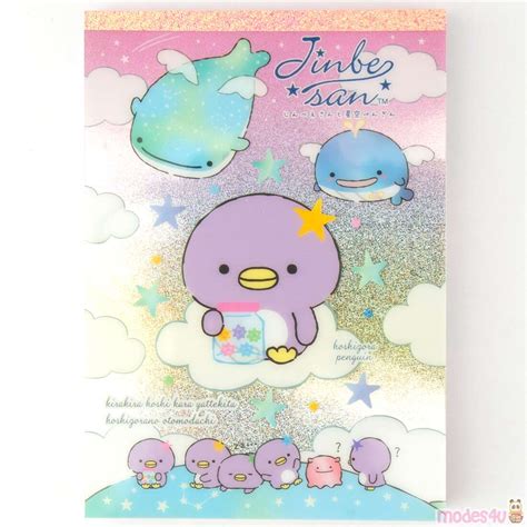 Jinbesan Whale Character Note Pad By San X Modes4u