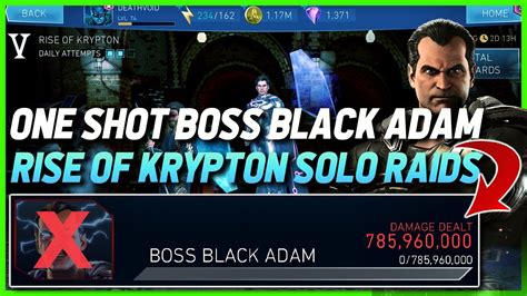 Injustice Mobile One Shot Boss Black Adam Rise Of Krypton