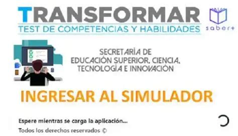 Test Senescyt Simulador Examen Transformar