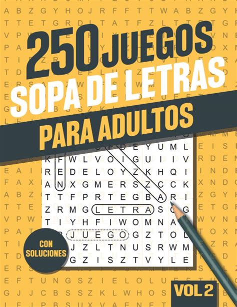 Buy 250 Sopa De Letras Adultos Libro De Sopa De Letras Para Adultos