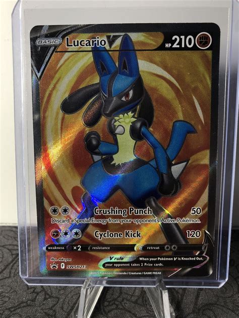 Pok Mon Tcg Lucario V Swsh Black Star Promos Swsh Holo Full Art