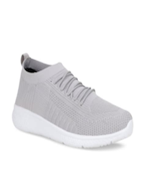 Buy M7 By Metronaut Men Grey Woven Design Sneakers Casual Shoes For Men 12668418 Myntra