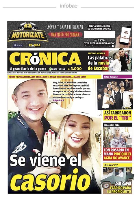 Cronica Paraguay 20 De Mayo De 2019 Perfil Formosa