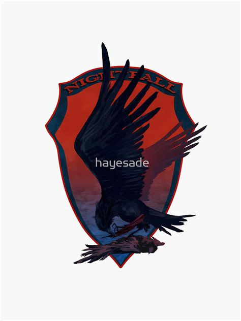 "Raven Nightfall Armored Core AC ACVI Emblem Sticker" Sticker for Sale ...