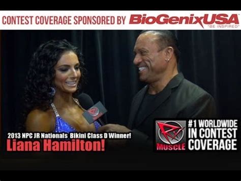 2013 NPC Jr Nationals Bikini Class D Winner Liana Hamilton YouTube